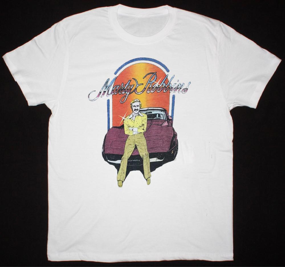 

Covette MARTY ROBBINS Shirt Short Sleeve White Unisex S-2345XL 1H0127 Unisex T-Shirt M