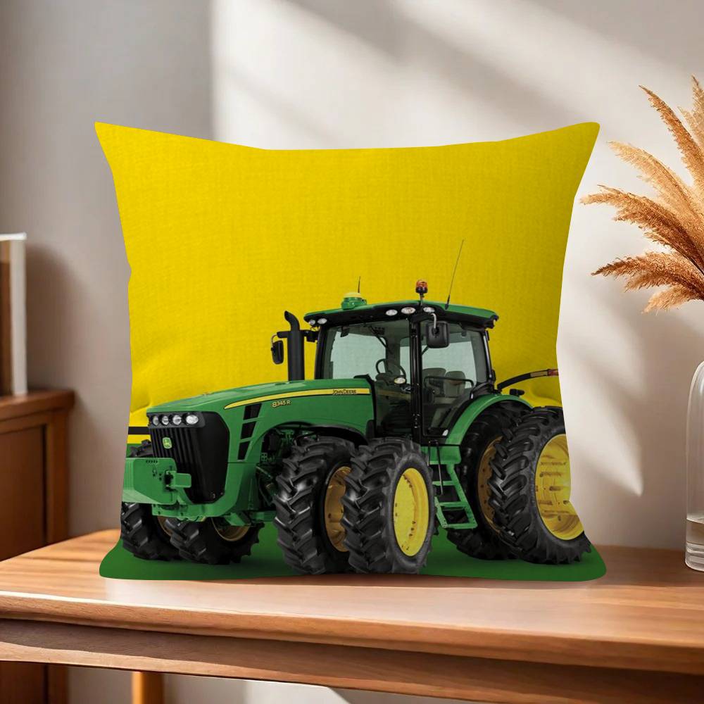 Car Tractor Decorative Cushion Cover Pillowcase Upholstery Sofa Throw Pillow Home Decor Pillowcas