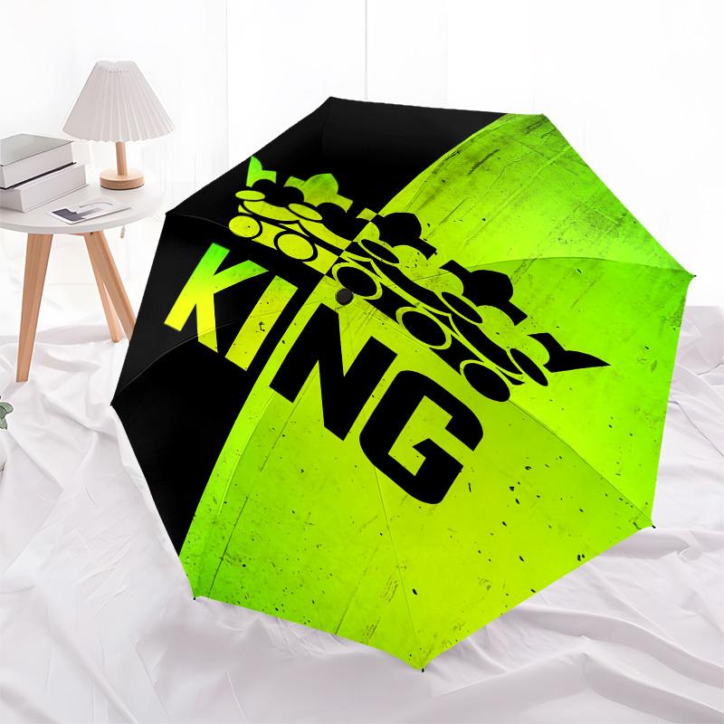 

1pc King Crown Symbol Umbrella with Plastic Handle,Compact & Stylish,Cartoon Pattern,Outdoor UmbrellaPT528