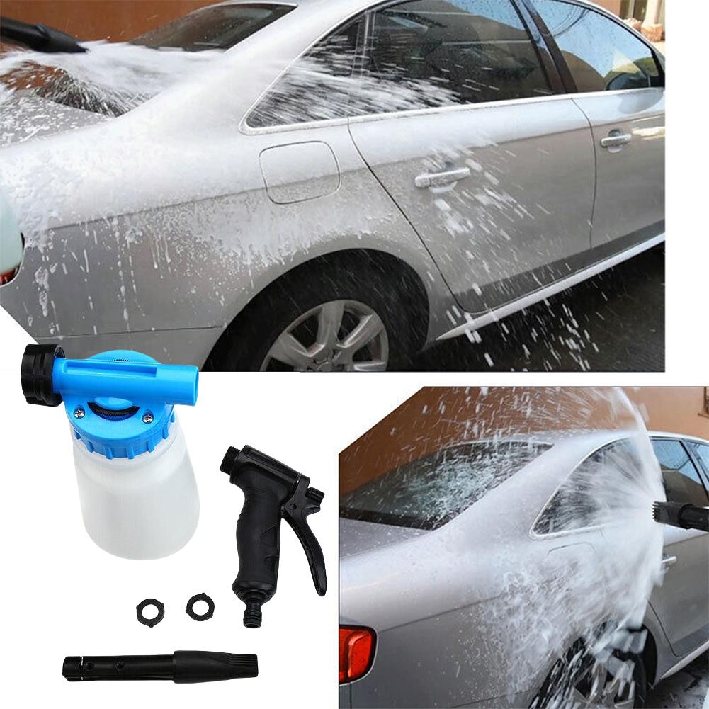 1L Car Foam Sprayer Adjustable Garden Hose Spray Foam Gun Foaming Car Wash Sprayer Hose Wash Sprayer Car Accessories for Men