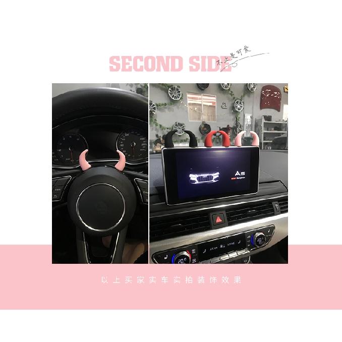 Car Decorations Devil's Corner  Steering Wheel Creative Decoration Dashboard Personality Ornaments Car Interior