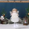 Handmade Christma Doll Ornaments Durable Xmas Angel Ornaments Funny Plush Angel Pendant  Home Decor
