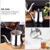 Practical Fashion Stainless Steel Household Leak-proof Wine Pot Pouring Oil Bottle Seasoning Tank Kitchen Supplies Oz