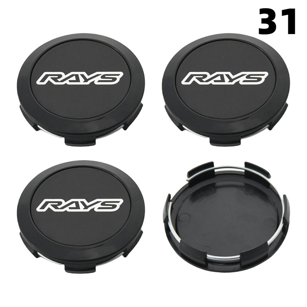 4 STKS 64 MM Buiten Diameter / 62 MM Binnen Diameter Velgdopjes RAYS VOLK VR GRAM Logo Wiel Center Dop Wieldeksel Naafdoppen Sportauto Band Accessoires