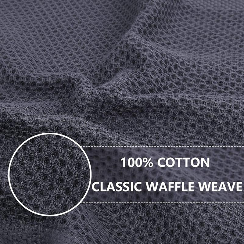 100% Cotton Towel Soft Absorbent Dishcloth Kitchen Dish Rags Honeycomb Breathable Face Wash Towel Household Cleaning Wash Cloth
