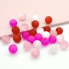 51254 Valentine's Day Color 200pcs/Bag Cat Eye Frosted Beads Diy KeyChain Necklace Bracelet Accessories Beads for Jewelry Making