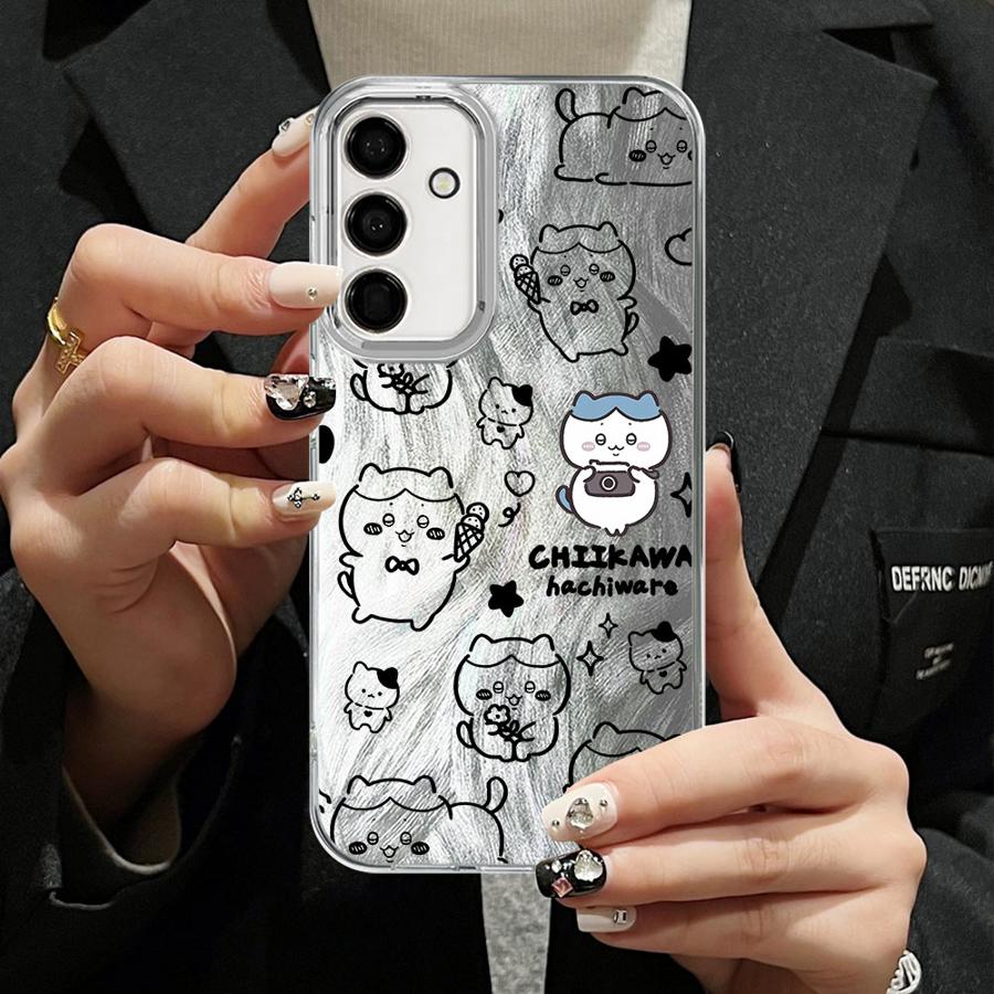 Soft Shell Phone Case for Samsung Galaxy A23 A13 A14 A55 A21s A24 A15 A16 A33 A34 A35 A36 A26 A51 A52 Cartoon Chiikawa