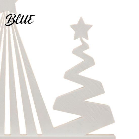 Abstract Christmas Tree Sculpture 3D Printed Figurine Modern Minimalist Xmas High-end Decor with Star Topper for Home Office Holiday Party
