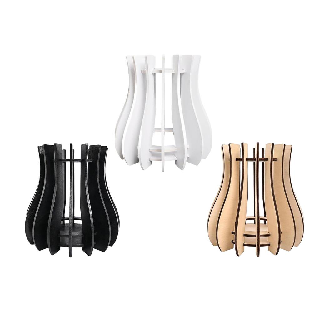 Wooden Puzzle Vase Bouquet Arrangement Vase Building Set for Christmas Holidays Festivals Study Office Housewarming Gifts