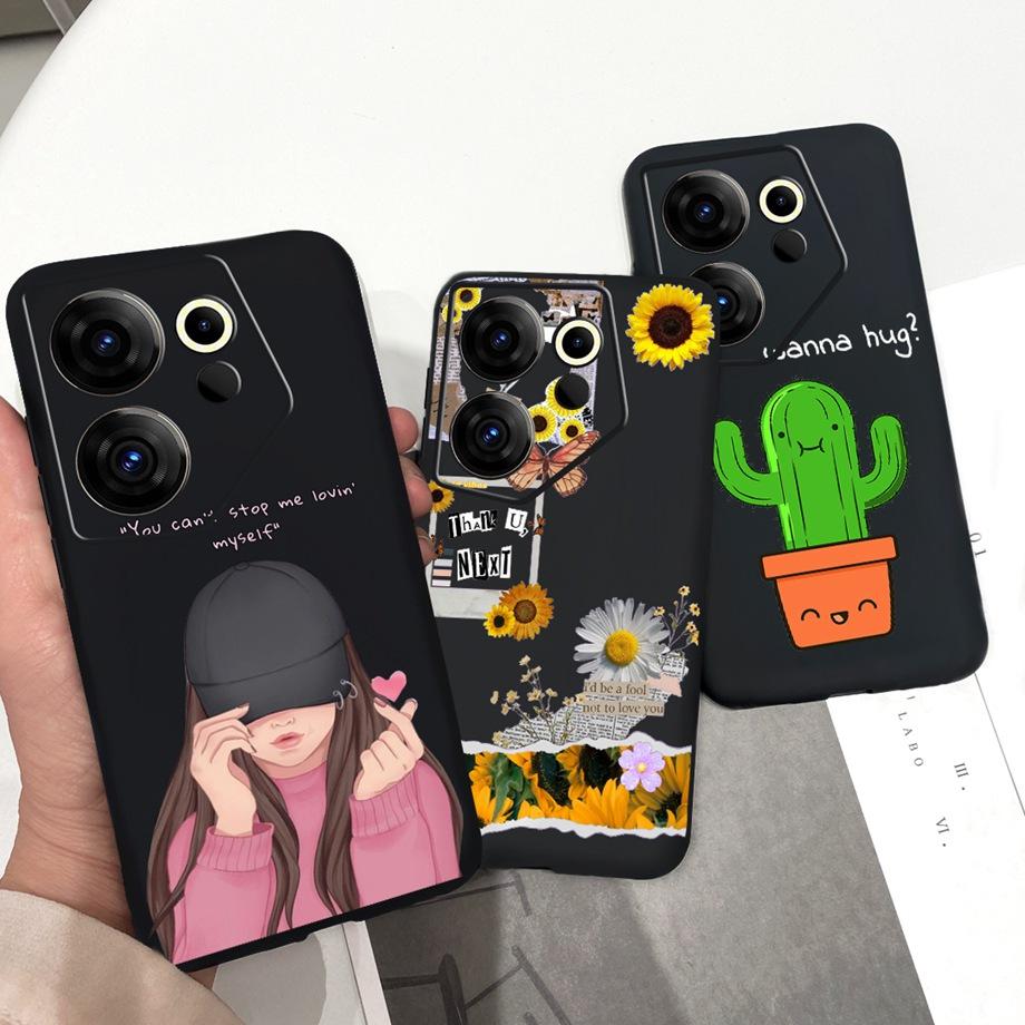 Phone Cover For Tecno Camon 20 Pro 4G 5G Case Soft Silicone Love Heart Jelly Capa For Tecno Camon 20 Premier 20Pro Camon20 Funda