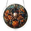 Cattura Sole Puzzle Acrilico, Kit Puzzle Cattura Sole Stile Vetro Colorato di Halloween, Ornamento da Appendere a Finestra Gotico per Casa, Giardino