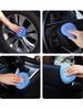 10Pcs Car Detailing Applicator Pads Car Care Waxing Polish Sponges Soft Microfiber Round Pocket Foam Sponges Car Cleaning Tools