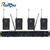 Runpu RP-WH9004L Professional Quad-Channel Wireless Lavalier Microphone System (CN Version)