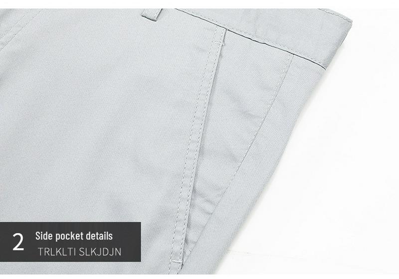 Men's Bamboo Fiber Ice Silk Casual Straight Pants