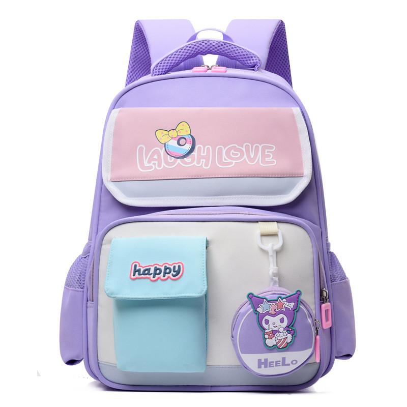 Practical And Cute School Backpack For Ages 13 With Fun Cartoon Designs And Red Combinations Green