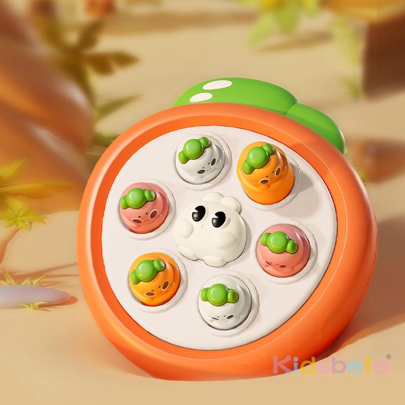 Mini Whack A Mole Game Toy Cute Rabbit Whack Mole Game Pounding Toy   Handheld Pop Game Sensory Fidget Toy
