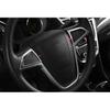 For Buick Encore 2013-2022 Chrome Steel Steering Wheel Control Cover Trim 2PCS