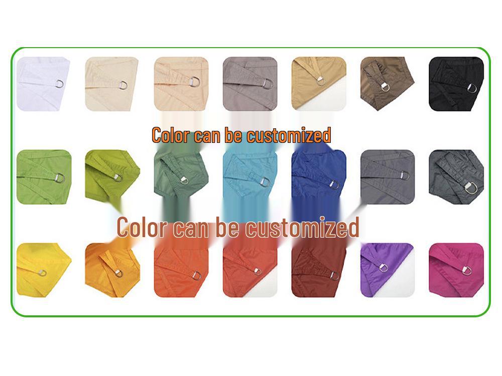 Waterproof Outdoor Sunshade Sail Tent for Patio, Camping, and Cars