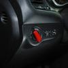 For 2011- Dodge Charger ABS Red Interior Headlight Switch Button Cover Trim