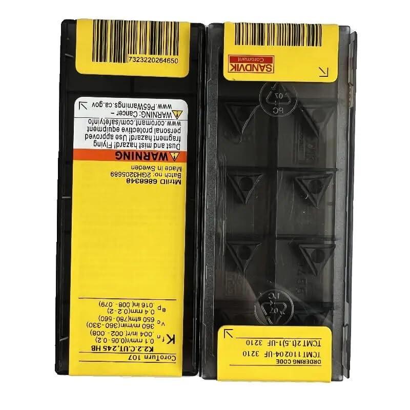 Original Sandvik / TCMT110204-UF 3210 /Carbide CNC Blade 10 PCS