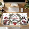 1PC Snowman Wonderful Oversized Mouse Pad - Non-Slip Rubber Base Perfect for Office School Esports Home Decor Desk Mat 232A