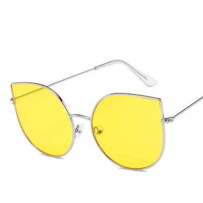 Seksowne duże zabytkowe okulary przeciwsłoneczne Cat Eye damskie czerwone czarne okulary przeciwsłoneczne damskie damskie okulary przeciwsłoneczne Cat Eye okulary retro