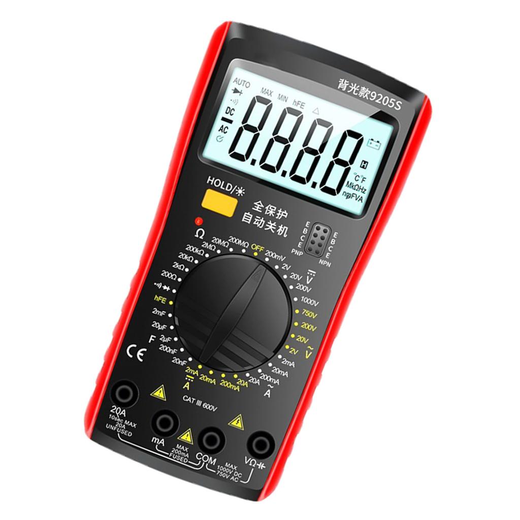 Advanced Auto Ranging Digital Multimeter With Backlit Screen Overload Protections Lightweight Stable For Electrical Diagnostics