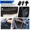 60pcs Body Fasteners Car Screws and Bolts Car Clips Plastic Rivet Fasteners Universal U-Nuts for Fender Engine Cover/Splash Shie