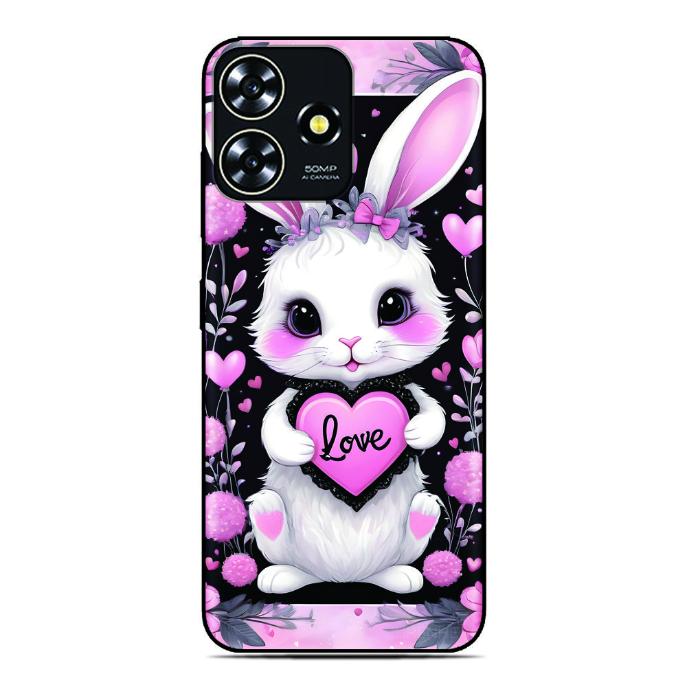 Rabbit Love Phone Case For Xiaomi Poco C85 C85x C40 M7 C71 Redmi 15C A7 A5 4G 11A 13C 12C Note 15 11 12 Pro 5G Back Cover