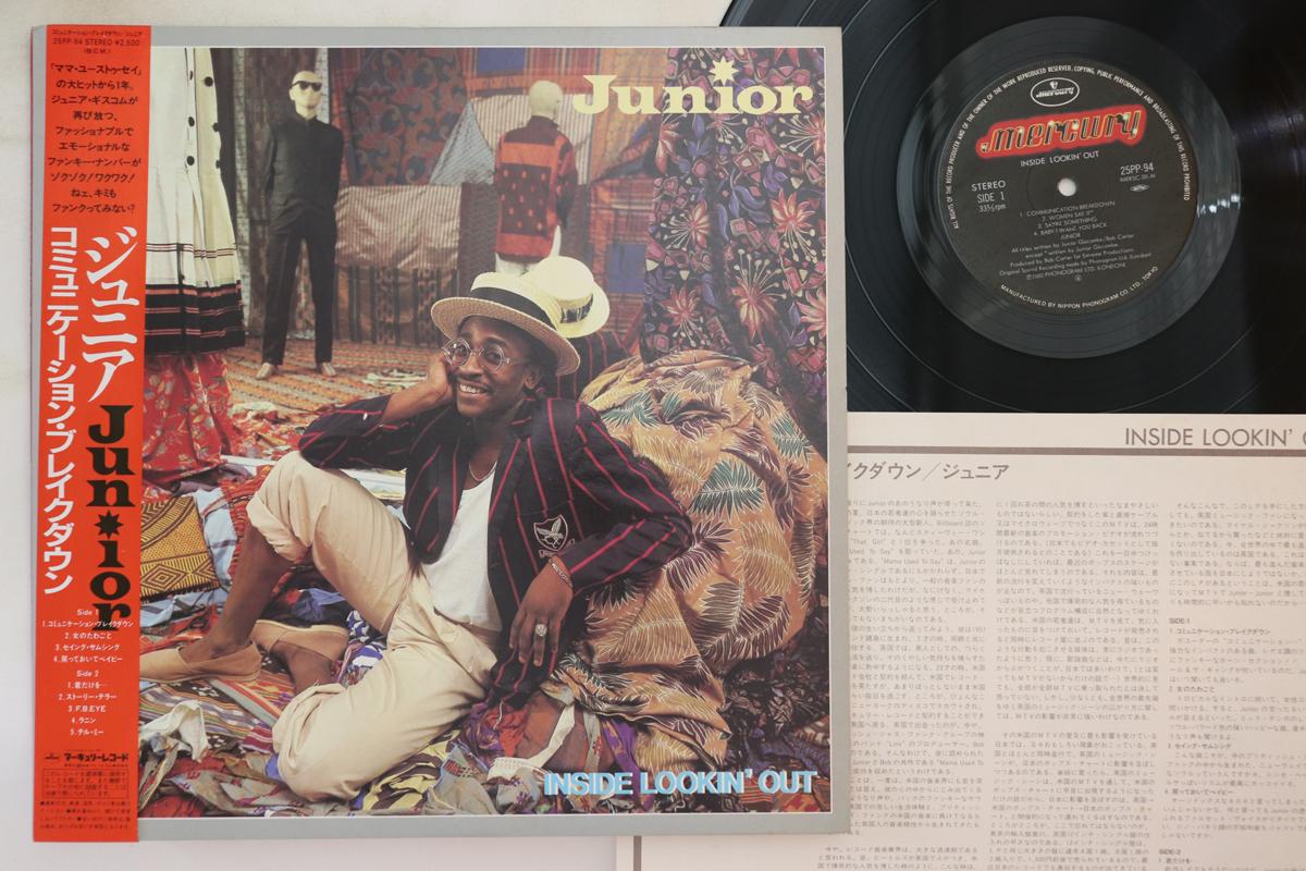 

LP Record JUNIOR - Inside Lookin Out 25PP94 MERCURY 1983 Japan Obi Soul/Funk