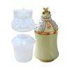 Animal Embossing Silicone Candle Cup Molds For Handmade Candle Soaps Jewelry Storage Jar Making And Epoxy Resin Art