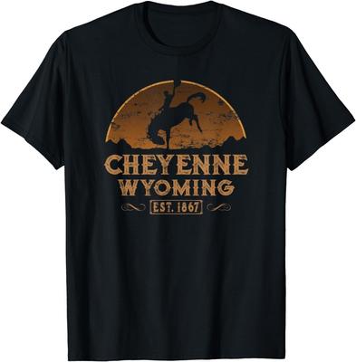 Cheyenne Wyoming WY Rodeo Cowboy Gift Unisex T-Shirt
