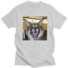 Custom Big Floppa Caracal Cat Funny Meme T Shirt Men ShortSleeve Tshirt Casual Tee Tops Pure Cotton Slim Fit Tshirts Merch
