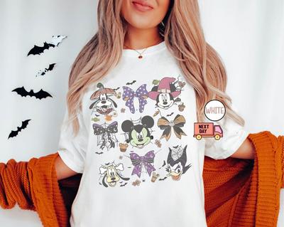 Comfort Colors® Disney Halloween Shirt, Spooky Mickey & Friends Shirt, Mickey Boo Halloween Shirt, Disney Spooky Shirt, Disney Pumpkin Shirt