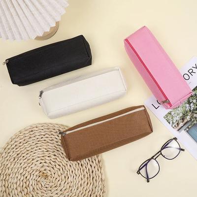Simple Portable Pencil Case Oxford Cloth Pencil Bag For Students Back To School Storage Stationery Supply Pencil Pouch