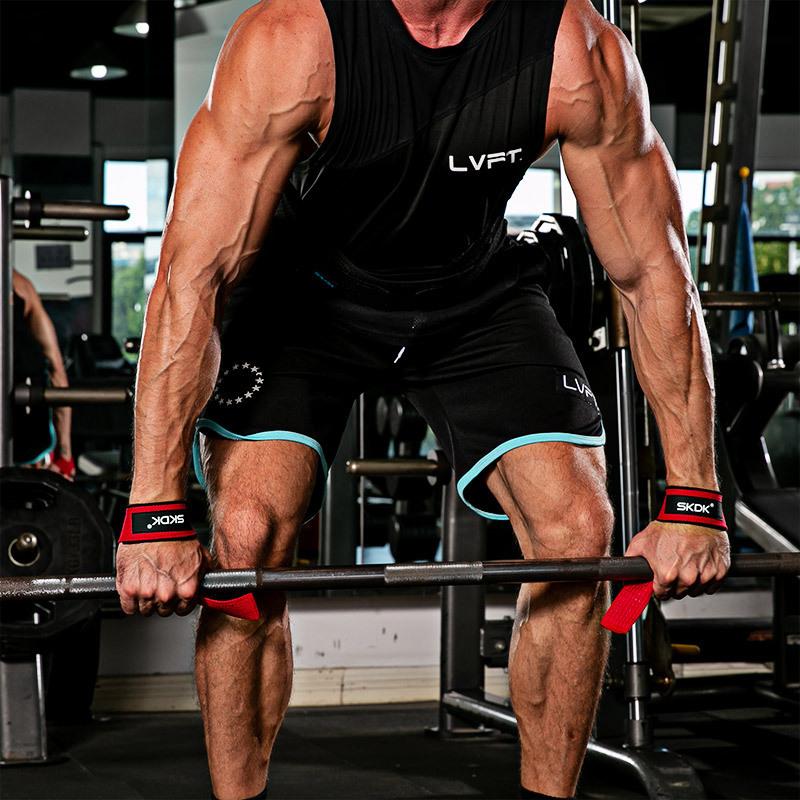 Weightlifting Wrist Straps Strength Training Adjustable Size Non-slip Gym Fitness Lifting Strap Wrist Support Athletic Grip Band