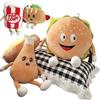 Fast Food Stuffed Toy Plush hamburger Toast Doll Fried chicken legs Stuffed Pillow Hot Dog Man Cushion Toy for Fast food Store