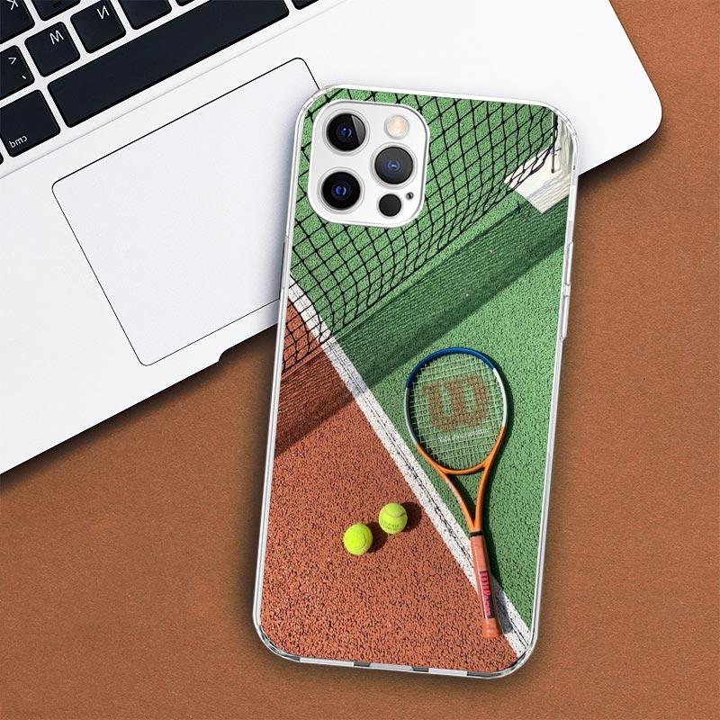 Tennis Sport Phone Case For iPhone 11 12 13 Mini 14 15 Plus 17 Air 16 Pro Max 16E 7 8 SE 2020 Customized Print Cover For Apple i
