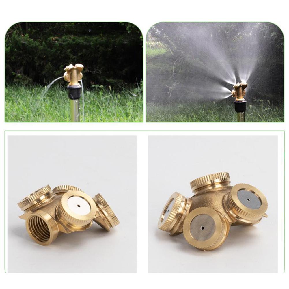 Fine Mist Production Brass Misting Nozzle Robust Design Versatile Applications Effective Cooling For Agricultural Use