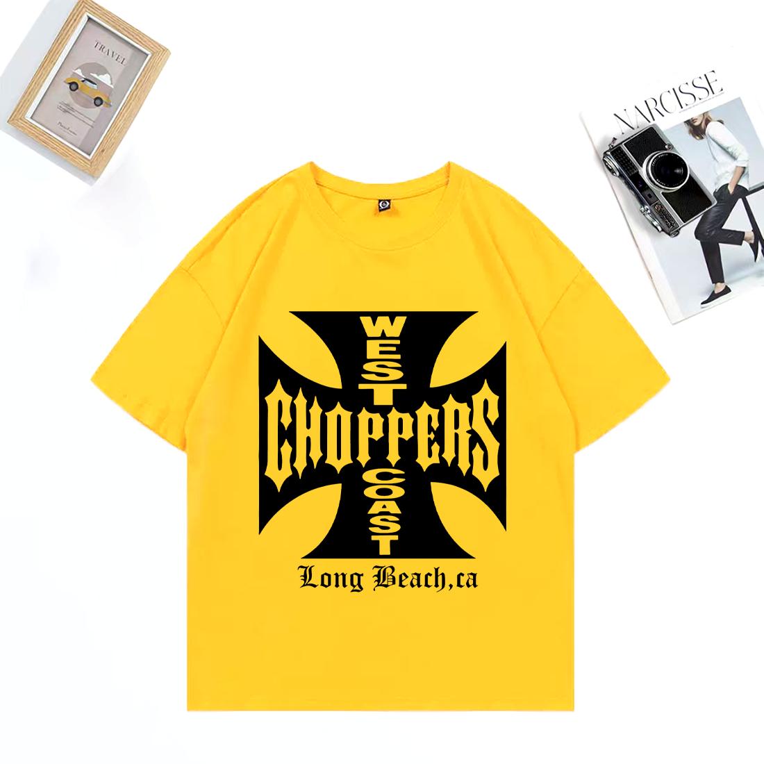 

Футболка Пол Вокер West Coast Choppers Хіп-хоп Футболка Чоловіки жінки вінтажний вуличний одяг харадзюку Бавовняний одяг футболки з коротким рукавом S
