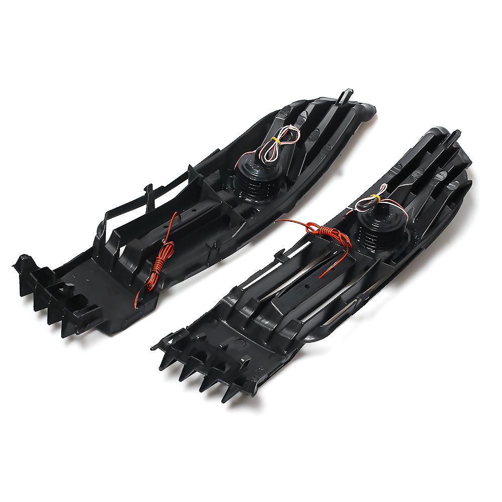 Car Angel Eye Daytime Running Light Fog Lights Grille With LED Lamp For Volkswagen VW Passat B5 B5.5 2000-2005
