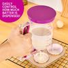 Separatore e dosatore per impasto per cupcake - Strumento portatile per tazza di misurazione a imbuto per una cottura senza problemi