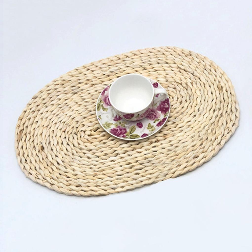 Kitchen plating rattan table mat table mat