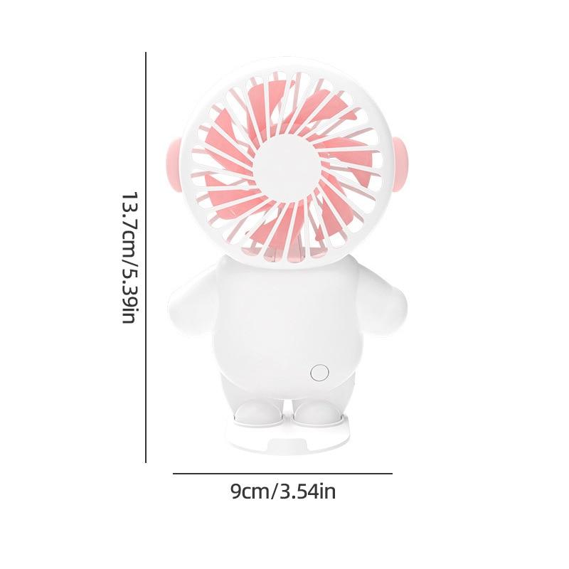 Astronaut Handheld Small Fan Portable Astronaut Silent for Office  Dormitory