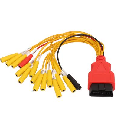16 Pin Jumper Cable Safe Connection Female OBD Connector Diagnostic Cable Universal for Car SUV