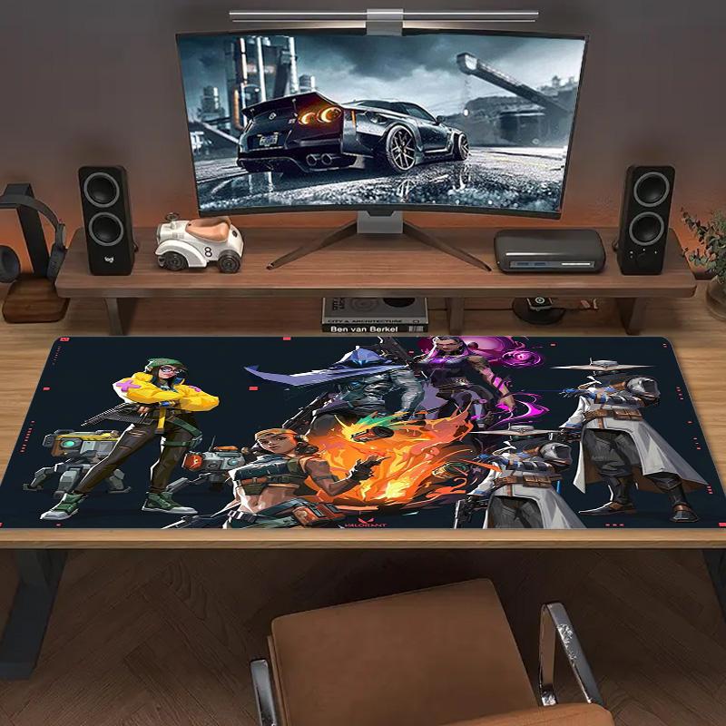 VALORANT Color Mouse Pad Large Gaming Table Cushion Non-slip Laptop Tablet Big Mousepad XXL Mat Mini PC Playmat With Lock edge