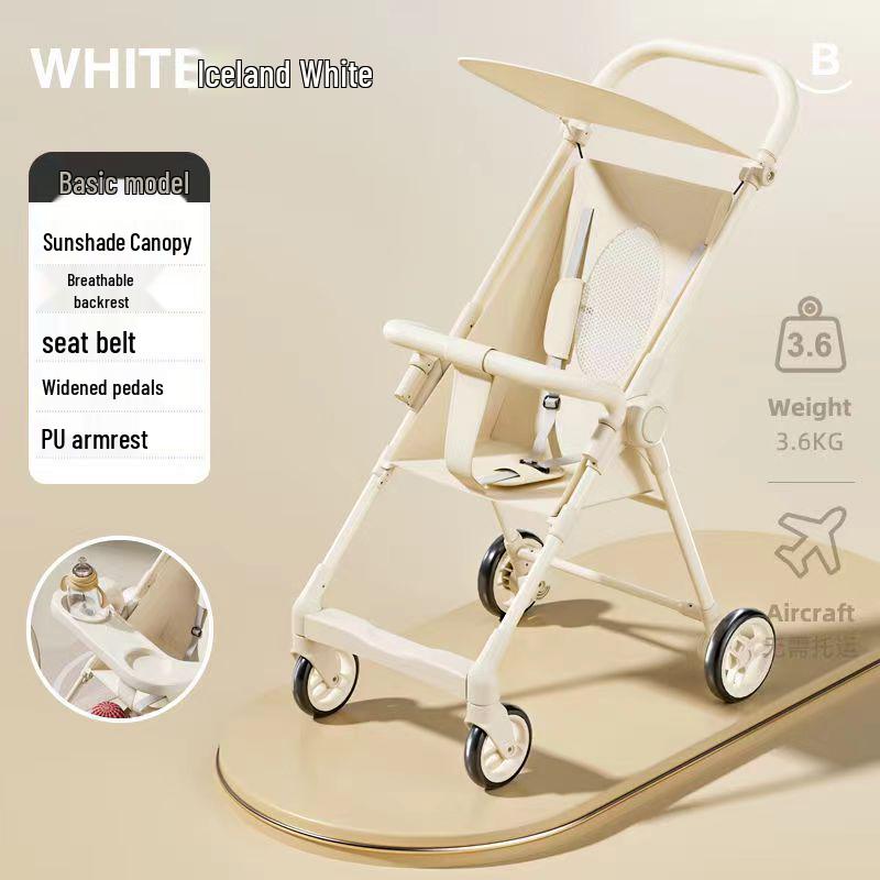 Compact Folding Baby Stroller: Lightweight, Travel-Friendly & Airline Approved