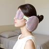 Portable 2-in-1 Neck Pillow and Sleeping Mask for Travel, Office, or Flight Rest