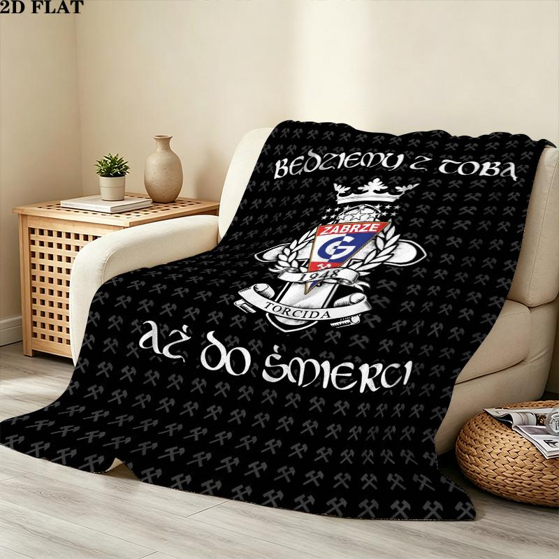Grnik Zabrze Print Flannel Blanket, High quality Comfortable for All Seasons, Home Decor, Warmth and Comfort, Perfect for Christmas Gifts