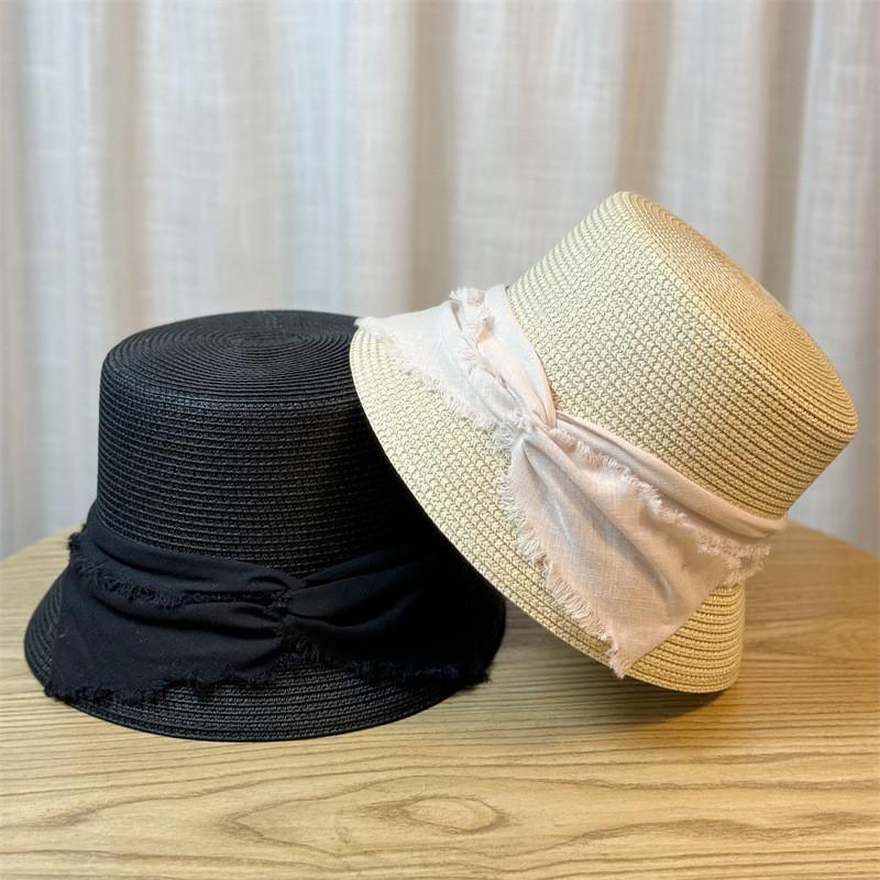 Chic Flat Top Fisherman Hat For Women With Wide Brim Sunshade Perfect For Summer